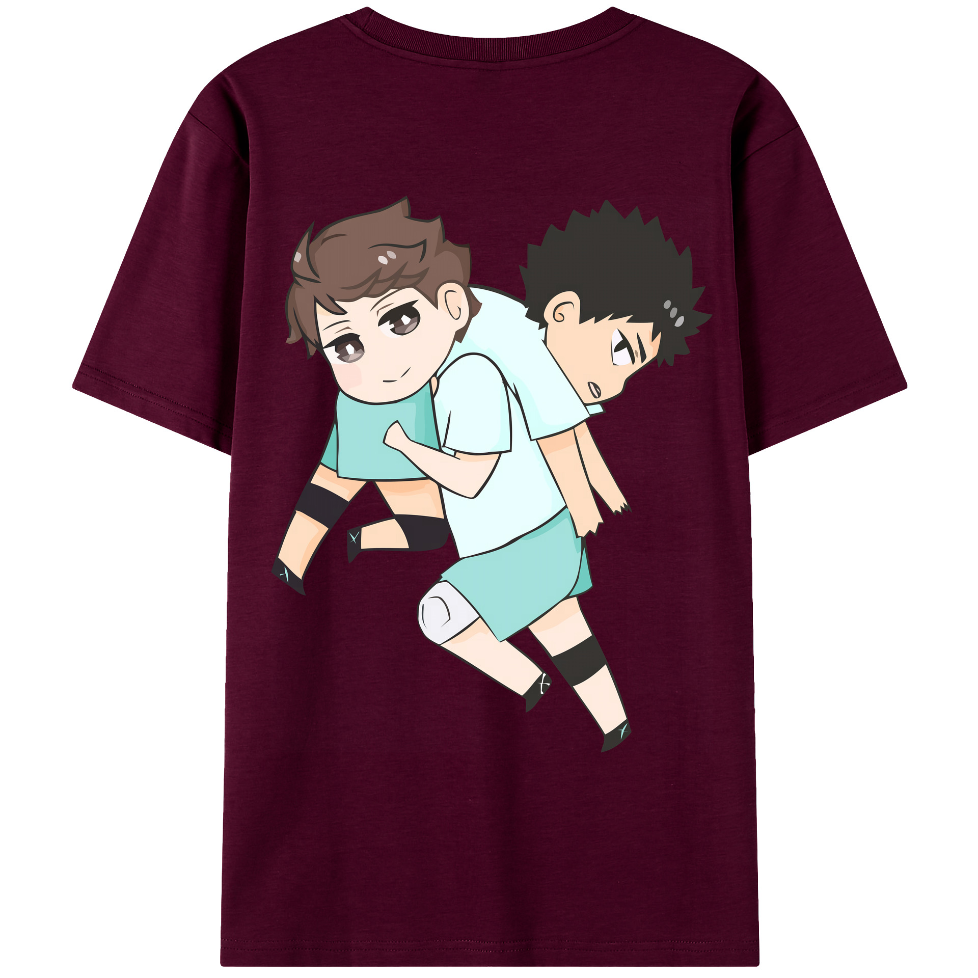 （画像用） ハイキュー!! Haikyu!! レディース半袖Tシャツ(バックプリント)